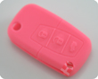 海马，马自达汽车3键遥控器硅胶套(粉红色)