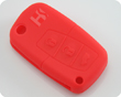 海马，马自达汽车3键遥控器硅胶套(红色)