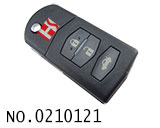 马自达M6汽车3键折叠遥控匙
