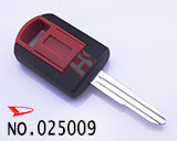大发汽车可装TPX晶片匙(左槽无标)