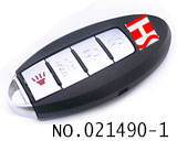 尼桑(GTR)汽车4键智能遥控晶片匙(433MHZ)