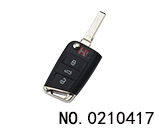大众MQB汽车智能折叠遥控匙（752BC）HU66
