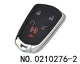 新凯迪拉克汽车五键智能遥控匙壳（盾牌）HU100