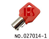 哈雷摩托车园筒钥匙(红色)