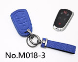 新款凯迪拉克汽车五键智能卡钥匙包（深蓝色）
