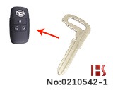 海外版丰田大发汽车智能卡小钥匙（双槽）