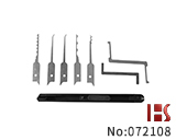 伸缩七件开锁工具套装（配双头一字锁芯）