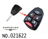 克莱斯勒汽车6键遥控按键胶皮