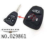 克莱斯勒3键遥控器胶皮