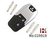 专用三菱欧蓝德，翼神汽车三键遥控改装新款折叠匙壳（带L）