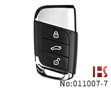 Autel IKEY大众款3键智能钥匙遥控器(VW003AL)